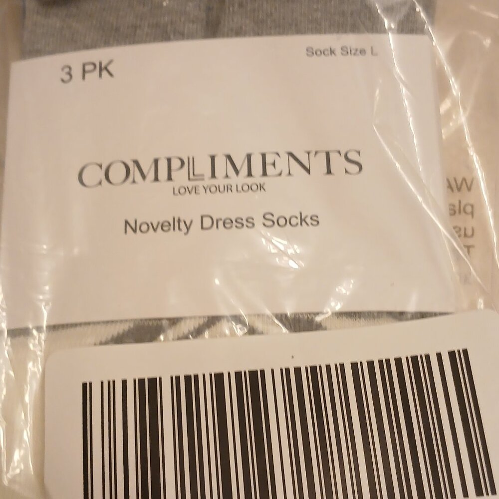 Womens 3 Pack of Winter Crew Socks